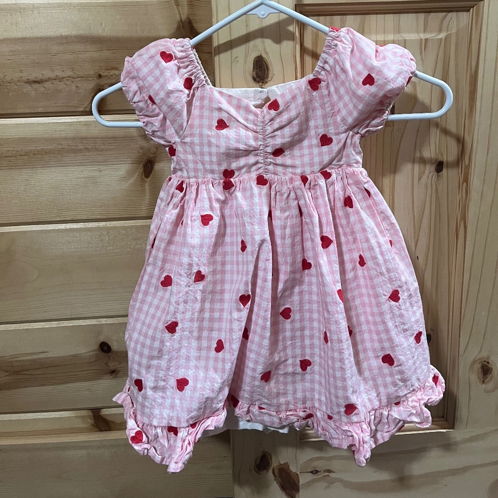 Isaac Mizrahi Toddler Girls Valentines Heart Dress - 2T